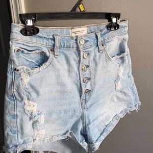 Abercrombie High Rise Mom Shorts